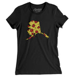 Alaska Pizza State Women's T-Shirt-Allegiant Goods Co. Vintage Sports Apparel