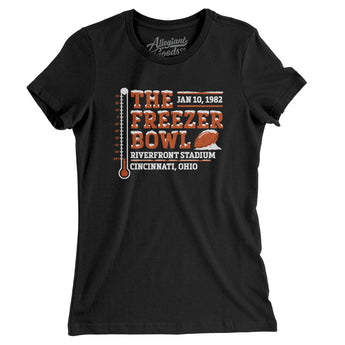 The Freezer Bowl Women's T-Shirt-Allegiant Goods Co. Vintage Sports Apparel
