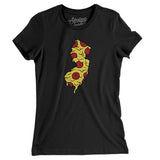New Jersey Pizza State Women's T-Shirt-Allegiant Goods Co. Vintage Sports Apparel