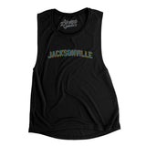 Jacksonville Varsity Women's Flowey Scoopneck Muscle Tank-Allegiant Goods Co. Vintage Sports Apparel