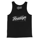 Brooklyn Retro Men/Unisex Tank Top-Black-Allegiant Goods Co. Vintage Sports Apparel