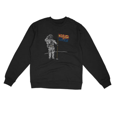Arizona Flag Moonman Midweight Crewneck Sweatshirt-Allegiant Goods Co. Vintage Sports Apparel