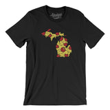 Michigan Pizza State Men/Unisex T-Shirt-Allegiant Goods Co. Vintage Sports Apparel