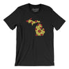 Michigan Pizza State Men/Unisex T-Shirt-Black-Allegiant Goods Co. Vintage Sports Apparel
