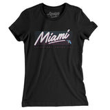 Miami Retro Women's T-Shirt-Allegiant Goods Co. Vintage Sports Apparel