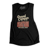 Grand Canyon National Park Women's Flowey Scoopneck Muscle Tank-Black-Allegiant Goods Co. Vintage Sports Apparel