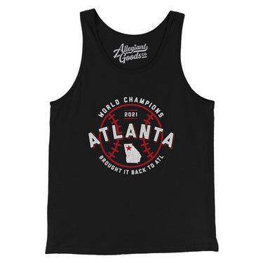 Atlanta World Series Champions Men/Unisex Tank Top-Allegiant Goods Co. Vintage Sports Apparel