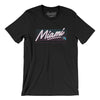 Miami Retro Men/Unisex T-Shirt-Black-Allegiant Goods Co. Vintage Sports Apparel