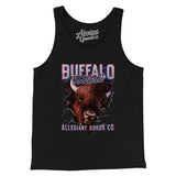 Buffalo Football Throwback Mascot Men/Unisex Tank Top-Allegiant Goods Co. Vintage Sports Apparel