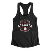 Atlanta World Series Champions Women's Racerback Tank-Black-Allegiant Goods Co. Vintage Sports Apparel