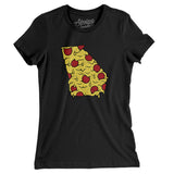 Georgia Pizza State Women's T-Shirt-Allegiant Goods Co. Vintage Sports Apparel