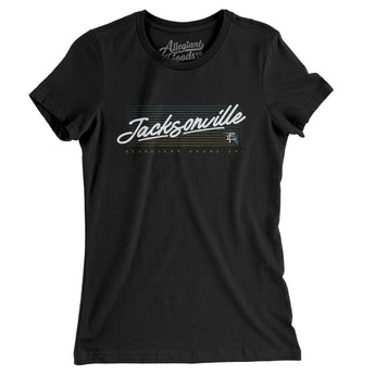 Jacksonville Retro Women's T-Shirt-Allegiant Goods Co. Vintage Sports Apparel