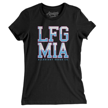 Lfg Mia Women's T-Shirt-Allegiant Goods Co. Vintage Sports Apparel