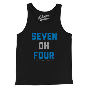 Charlotte 704 Men/Unisex Tank Top-Allegiant Goods Co. Vintage Sports Apparel