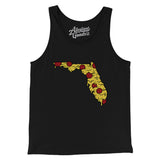 Florida Pizza State Men/Unisex Tank Top-Allegiant Goods Co. Vintage Sports Apparel