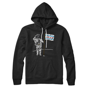 Chicago Flag Moonman Hoodie-Allegiant Goods Co. Vintage Sports Apparel