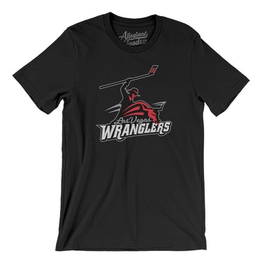 Las Vegas Wranglers Men/Unisex T-Shirt-Allegiant Goods Co. Vintage Sports Apparel
