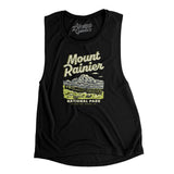 Mount Rainier National Park Women's Flowey Scoopneck Muscle Tank-Allegiant Goods Co. Vintage Sports Apparel