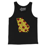 Georgia Pizza State Men/Unisex Tank Top-Allegiant Goods Co. Vintage Sports Apparel