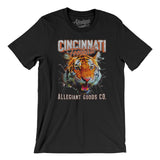 Cincinnati Football Throwback Mascot Men/Unisex T-Shirt-Allegiant Goods Co. Vintage Sports Apparel