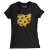 Ohio Pizza State Women's T-Shirt-Black-Allegiant Goods Co. Vintage Sports Apparel