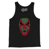 David Puddy Devil Face Paint Men/Unisex Tank Top-Black-Allegiant Goods Co. Vintage Sports Apparel