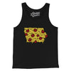 Iowa Pizza State Men/Unisex Tank Top-Black-Allegiant Goods Co. Vintage Sports Apparel