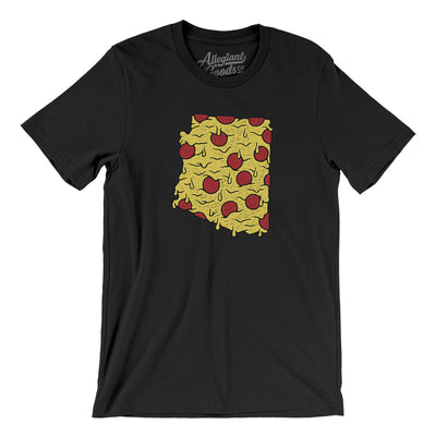 Arizona Pizza State Men/Unisex T-Shirt-Black-Allegiant Goods Co. Vintage Sports Apparel