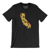 California Pizza State Men/Unisex T-Shirt-Black-Allegiant Goods Co. Vintage Sports Apparel