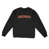 Cincinnati Varsity Midweight Crewneck Sweatshirt-Black-Allegiant Goods Co. Vintage Sports Apparel