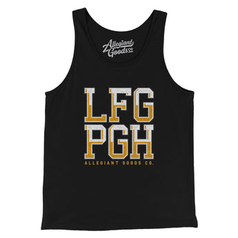 Lfg Pgh Men/Unisex Tank Top-Allegiant Goods Co. Vintage Sports Apparel