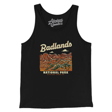 Badlands National Park Men/Unisex Tank Top-Allegiant Goods Co. Vintage Sports Apparel