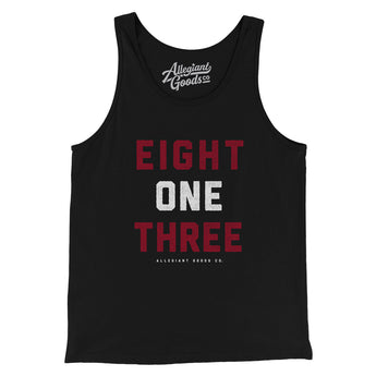 Tampa 813 Men/Unisex Tank Top-Allegiant Goods Co. Vintage Sports Apparel