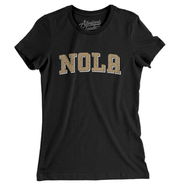 Nola Varsity Women's T-Shirt-Allegiant Goods Co. Vintage Sports Apparel