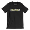 Columbus Varsity Men/Unisex T-Shirt-Black-Allegiant Goods Co. Vintage Sports Apparel