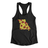 Missouri Pizza State Women's Racerback Tank-Allegiant Goods Co. Vintage Sports Apparel