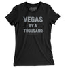 Vegas Football By A Thousand Women's T-Shirt-Black-Allegiant Goods Co. Vintage Sports Apparel