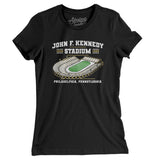 John F. Kennedy Stadium Women's T-Shirt-Allegiant Goods Co. Vintage Sports Apparel