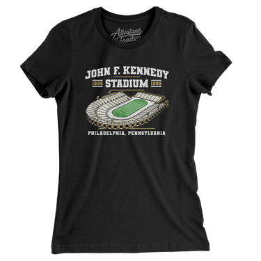 John F. Kennedy Stadium Women's T-Shirt-Allegiant Goods Co. Vintage Sports Apparel