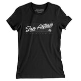 San Antonio Retro Women's T-Shirt-Allegiant Goods Co. Vintage Sports Apparel