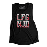 Lfg Njd Women's Flowey Scoopneck Muscle Tank-Allegiant Goods Co. Vintage Sports Apparel