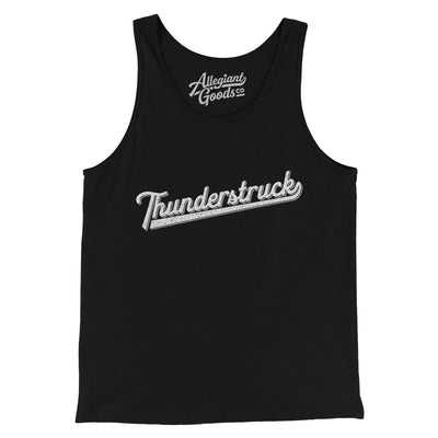 Chicago Thunderstruck Men/Unisex Tank Top-Black-Allegiant Goods Co. Vintage Sports Apparel