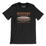 Riverfront Stadium Cincinnati Men/Unisex T-Shirt-Allegiant Goods Co. Vintage Sports Apparel