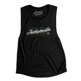 Jacksonville Retro Women's Flowey Scoopneck Muscle Tank-Allegiant Goods Co. Vintage Sports Apparel