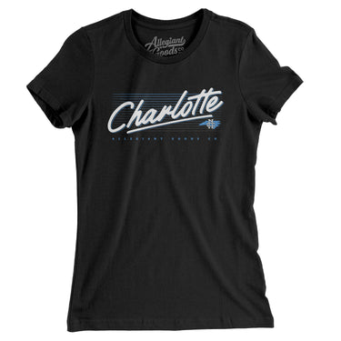 Charlotte Retro Women's T-Shirt-Allegiant Goods Co. Vintage Sports Apparel