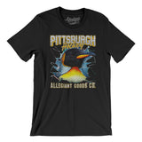 Pittsburgh Hockey Throwback Mascot Men/Unisex T-Shirt-Allegiant Goods Co. Vintage Sports Apparel