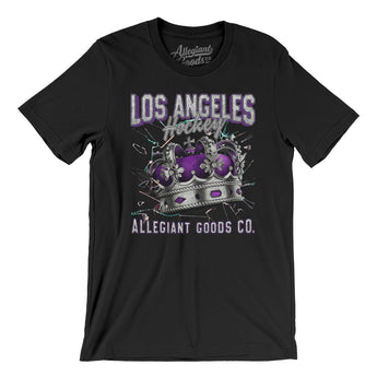 Los Angeles Hockey Throwback Mascot Men/Unisex T-Shirt-Allegiant Goods Co. Vintage Sports Apparel