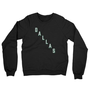 Dallas Hockey Jersey Midweight French Terry Crewneck Sweatshirt-Allegiant Goods Co. Vintage Sports Apparel