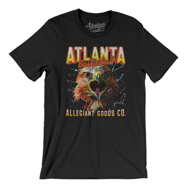 Atlanta Basketball Throwback Mascot Men/Unisex T-Shirt-Allegiant Goods Co. Vintage Sports Apparel