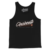 Cincinnati Retro Men/Unisex Tank Top-Allegiant Goods Co. Vintage Sports Apparel